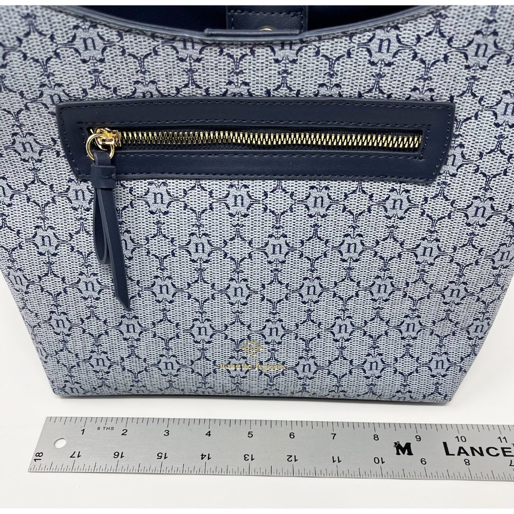 Nanette Lepore Blue/Navy Vegan Leather Short Shoulder Purse/Bag, GREAT CONDITION - Picture 12 of 13